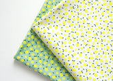 Sweet Berry Series Lemon patterned Fabric made in Korea by the Half Yard