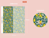 Pocket Monster Pokemon Pikachu and Flower Poké Ball Character Fabric made in Korea by the Half Yard