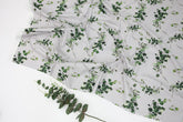 Eucalyptus Leaf Patterned Fabric made in Korea by the Half Yard
