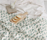 Tropical fabric, Palm Tree patterned Fabric made in Korea by the Half Yard