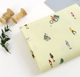 玩具迷你甜心泰迪兔鴨圖案布料韓國製造半碼