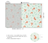 玩具迷你甜心泰迪兔鴨圖案布料韓國製造半碼