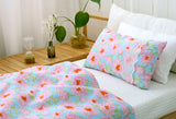 Peony Flower Viscose Rayon Fabric printed in Korea 36" x 62" 90cm x 160cm by the Yard