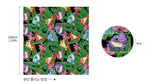 Color Frog Patterned Fabric made in Korea by the Half Yard