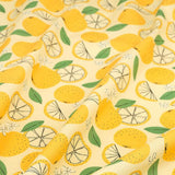 Fruits Orange Mandarin Dekopon Patterned Fabric made in Korea by the Half Yard