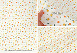 Fruits Orange Mandarin Dekopon Patterned Fabric made in Korea by the Half Yard