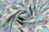 Blooming Spring Floral Patterned Eco Friendly Mulberry Pulp Rayon Fabric made in Korea by the Yard