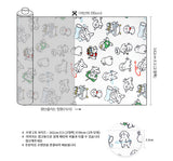 Dewspo Waterproof & Breathable Fabric Maltese Puppy today made in Korea by the Yard