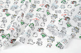Dewspo Waterproof & Breathable Fabric Maltese Puppy today made in Korea by the Yard