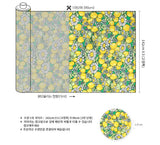 Dewspo Waterproof & Breathable Fabric Lemon Daisy made in Korea by the Yard