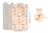 Sweet Tulip Flower Patterned Fabric Cotton made in Korea by the Half Yard
