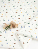 Mini Dinosaur Patterned Fabric made in Korea by the Half Yard