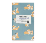 Dog Puppy Welsh Corgi Family Patterned Fabric made in Korea by the Half Yard