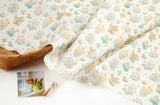 Root Wildflower Floral Patterned Fabric made in Korea by the Half Yard