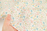 Wildflower Small Floral Garden Patterned Fabric made in Korea by the Half Yard