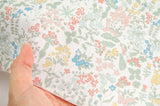 Wildflower Floral Park Patterned Fabric made in Korea by the Half Yard