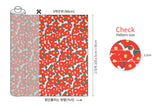 Mona Camellia Flower Patterned Fabric Cotton made in Korea by the Half Yard