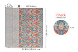 Red Flower Garden Fabric Digital Textile Printing printed in Korea by the Half Yard