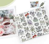 Botanical Blanc Garden Fabric DTP printed in Korea by the Half Yard