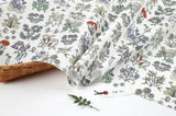 Botanical Blanc Garden Fabric DTP printed in Korea by the Half Yard