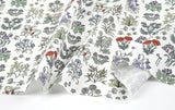 Botanical Blanc Garden Fabric DTP printed in Korea by the Half Yard