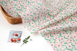 Blush Flower Patterned Fabric DTP printed in Korea by the Half Yard
