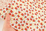 Pompom Camellia Petite Flower Patterned Fabric DTP printed  in Korea by the Half Yard