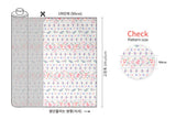 Rabbit Bunny Flower Stripe Patterned Fabric DTP printed  in Korea by the Half Yard