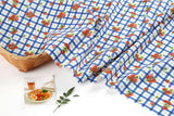 Tomato Picnic Check Patterned Fabric DTP printed  in Korea by the Half Yard
