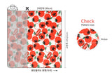 Fresh Tomato Patterned Fabric DTP printed  in Korea by the Half Yard