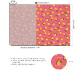 Fruits Pear Patterned Fabric made in Korea by the Half Yard