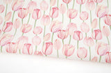 Beautiful Floral Patterned Linen OEKO-TEX Fabric made in Korea by the Yard 90cm x 140cm or 36"x 55"