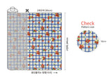 Tomato Picnic Check Linen Patterned OEKO-TEX Fabric made in Korea, Half Yard 90cm x 140cm or 36"x 55"