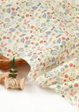 Funny Crayon Patterned Organic 40s Fabric made in Korea by the Yard 36" by 55" or 90cm x 140cm