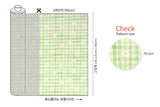 Daisy Day Patterned Organic 40s Fabric made in Korea by the Yard 36" by 55" or 90cm x 140cm