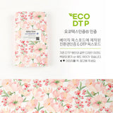 Pink Flower Mielle Patterned Fabric Oxford Cotton made in Korea by the Yard