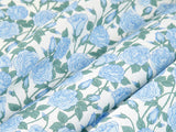 Flower Garden Botanical Patterned Fabric Oxford Cotton made in Korea by the Yard