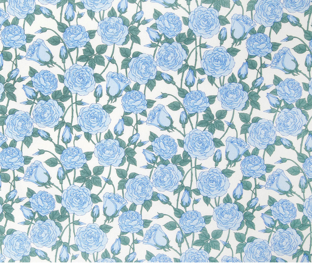 Flower Garden Botanical Patterned Fabric Oxford Cotton made in Korea by the Yard