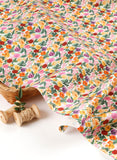 Rose Museum Patterned Fabric Oxford Cotton made in Korea by the Yard