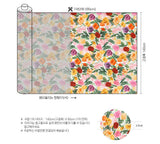 Rose Museum Patterned Fabric Oxford Cotton made in Korea by the Yard