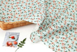 Spring Blooming Flower Patterned Fabric Cotton made in Korea by the Half Yard