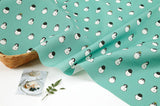 Mini Penguin Patterned Fabric made in Korea by the Half Yard