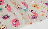 Sweet Monster Patterned Fabric made in Korea by the Half Yard