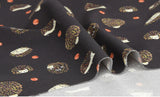 Hedgehog Apple patterned Fabric made in Korea by Half Yard Digital Textile Printing