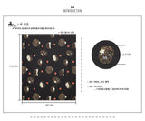 Hedgehog Apple patterned Fabric made in Korea by Half Yard Digital Textile Printing