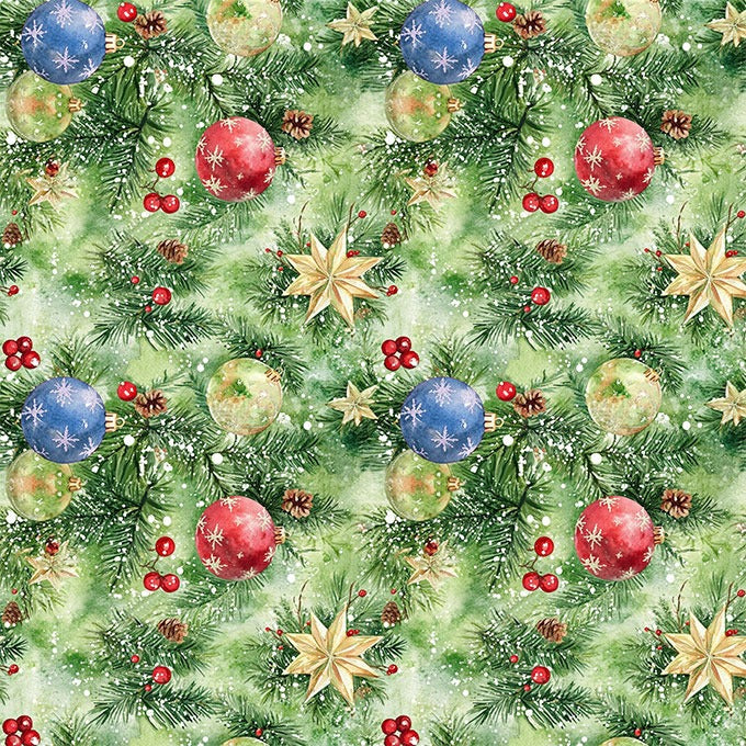 Custom made Fabric Christmas Theme E-DTP made in Korea by the Yard