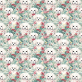 Custom made Fabric Cute Dog Puppy Design Theme E-DTP made in Korea by the Yard