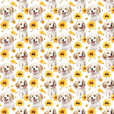 Custom made Fabric Happy Dog Puppy Design Theme E-DTP made in Korea by the Yard
