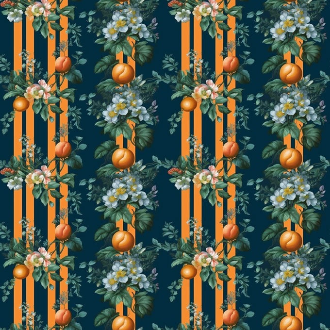 Custom made Fabric Fruits Theme E-DTP made in Korea by the Yard