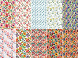 Custom made Fabric Flower Field Design Theme E-DTP made in Korea by the Yard